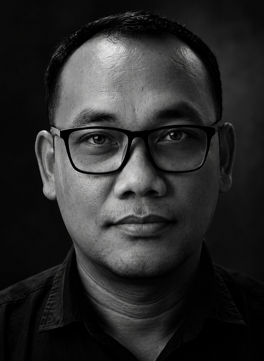 Cover Ilustrasi Potret Buku Putih